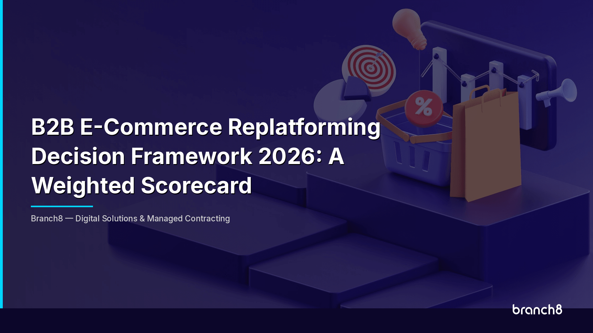 B2B E-Commerce Replatforming Decision Framework 2026: A Weighted Scorecard - Hero Image