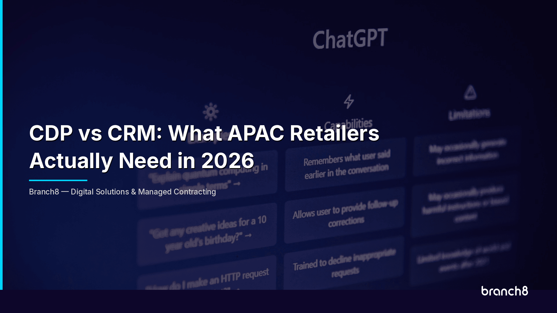 CDP vs CRM: What APAC Retailers Actually Need in 2026 - Hero Image