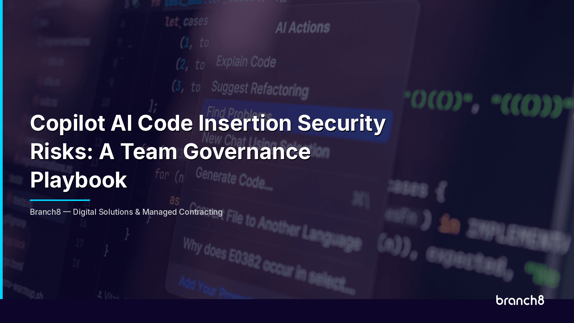 Copilot AI Code Insertion Security Risks: A Team Governance Playbook - Hero Image