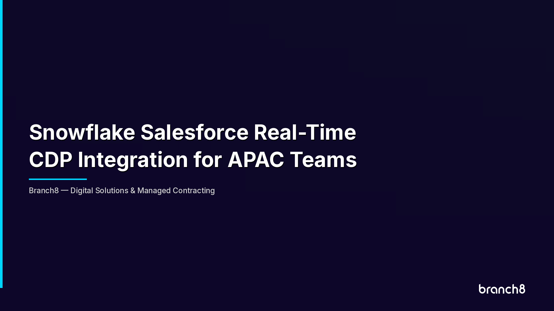 Snowflake Salesforce Real-Time CDP Integration for APAC Teams - Hero Image