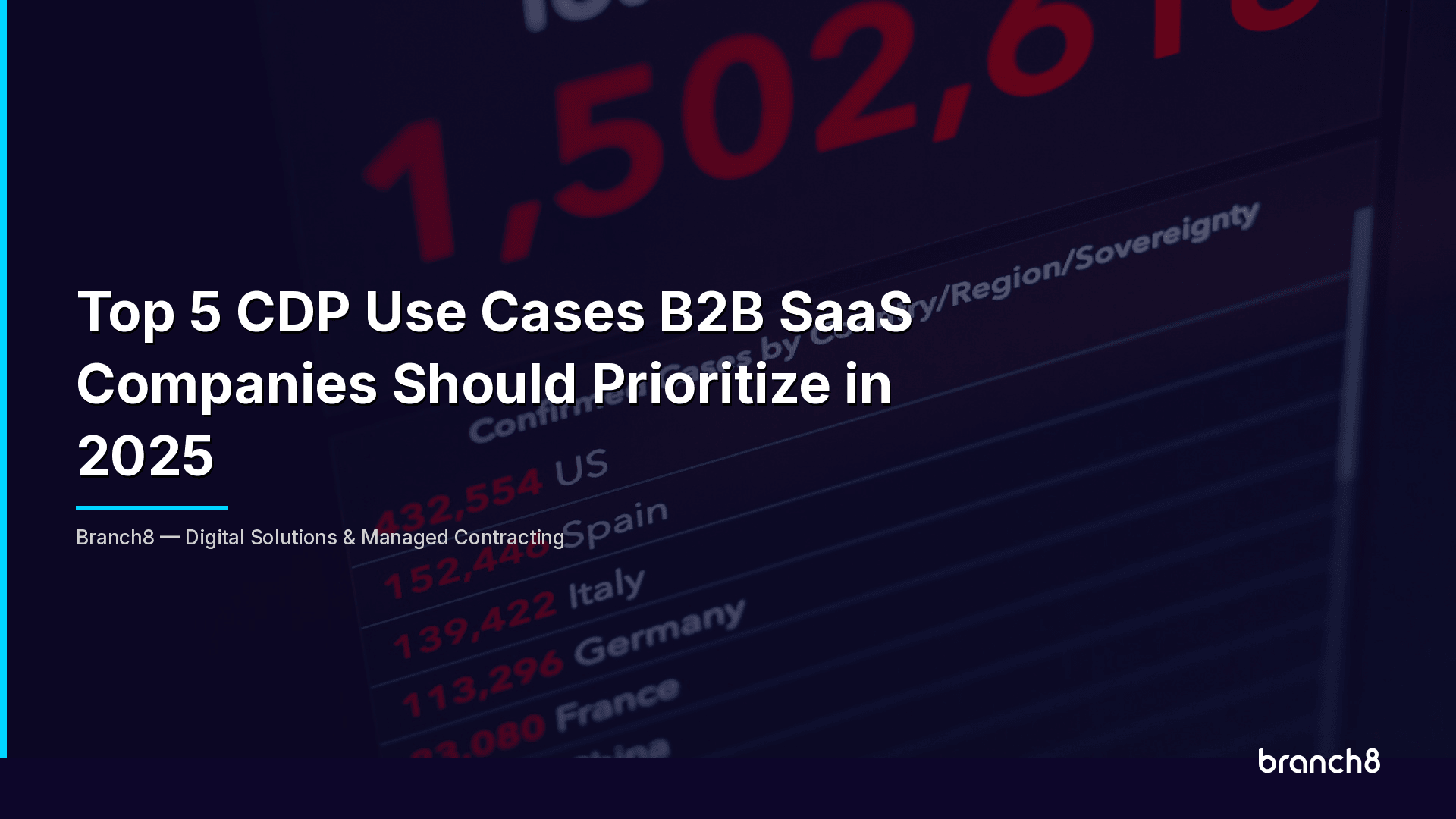 Top 5 CDP Use Cases B2B SaaS Companies Should Prioritize in 2025 - Hero Image
