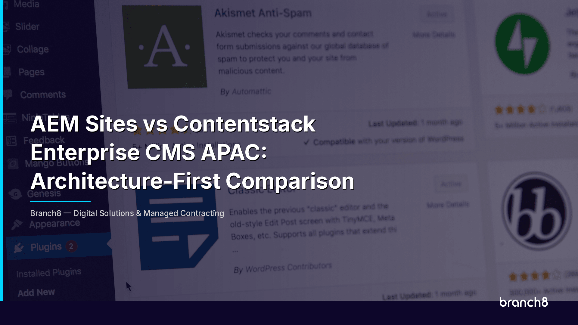 AEM Sites vs Contentstack Enterprise CMS APAC: Architecture-First Comparison - Hero Image