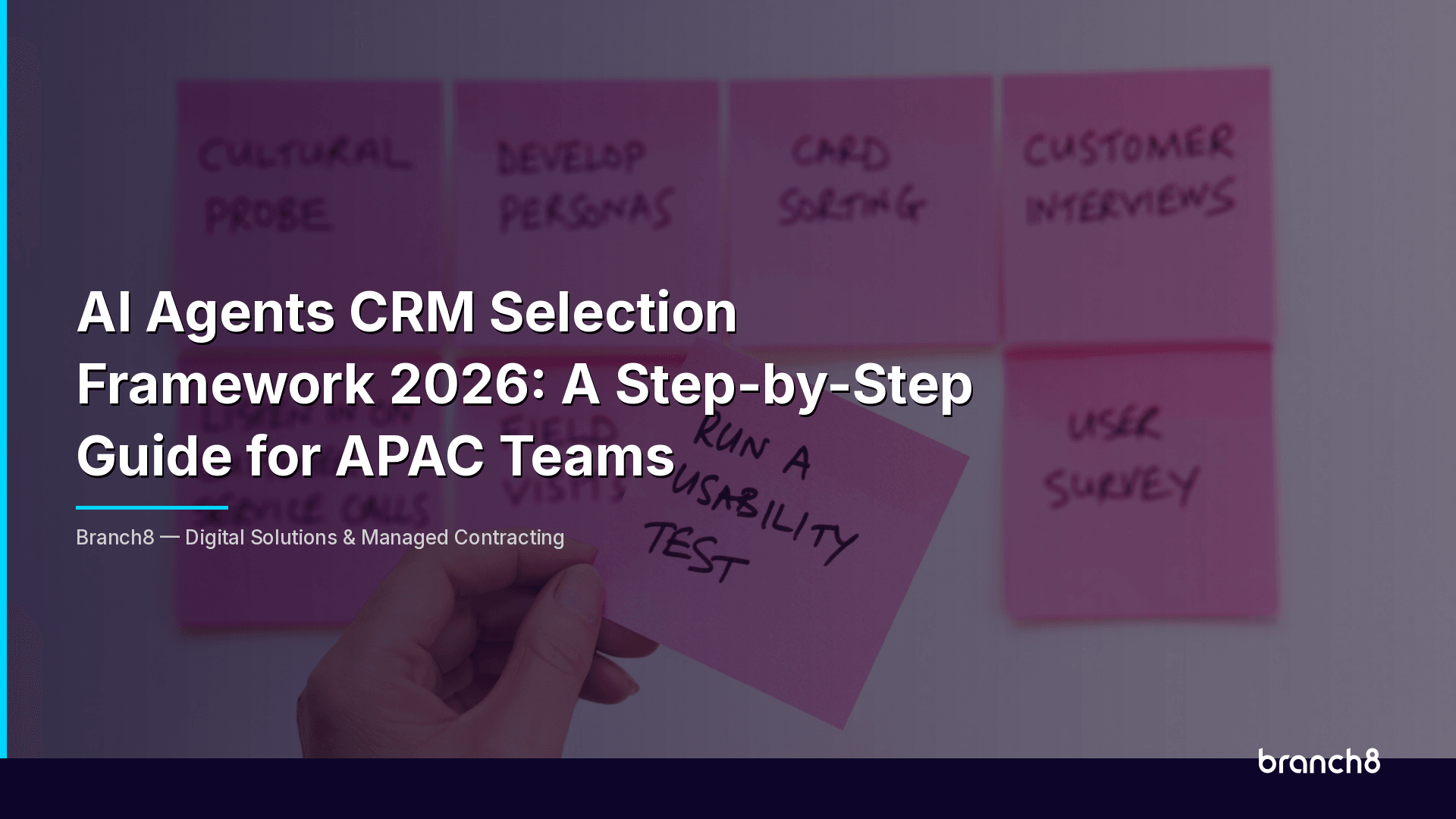 AI Agents CRM Selection Framework 2026: A Step-by-Step Guide for APAC Teams - Hero Image