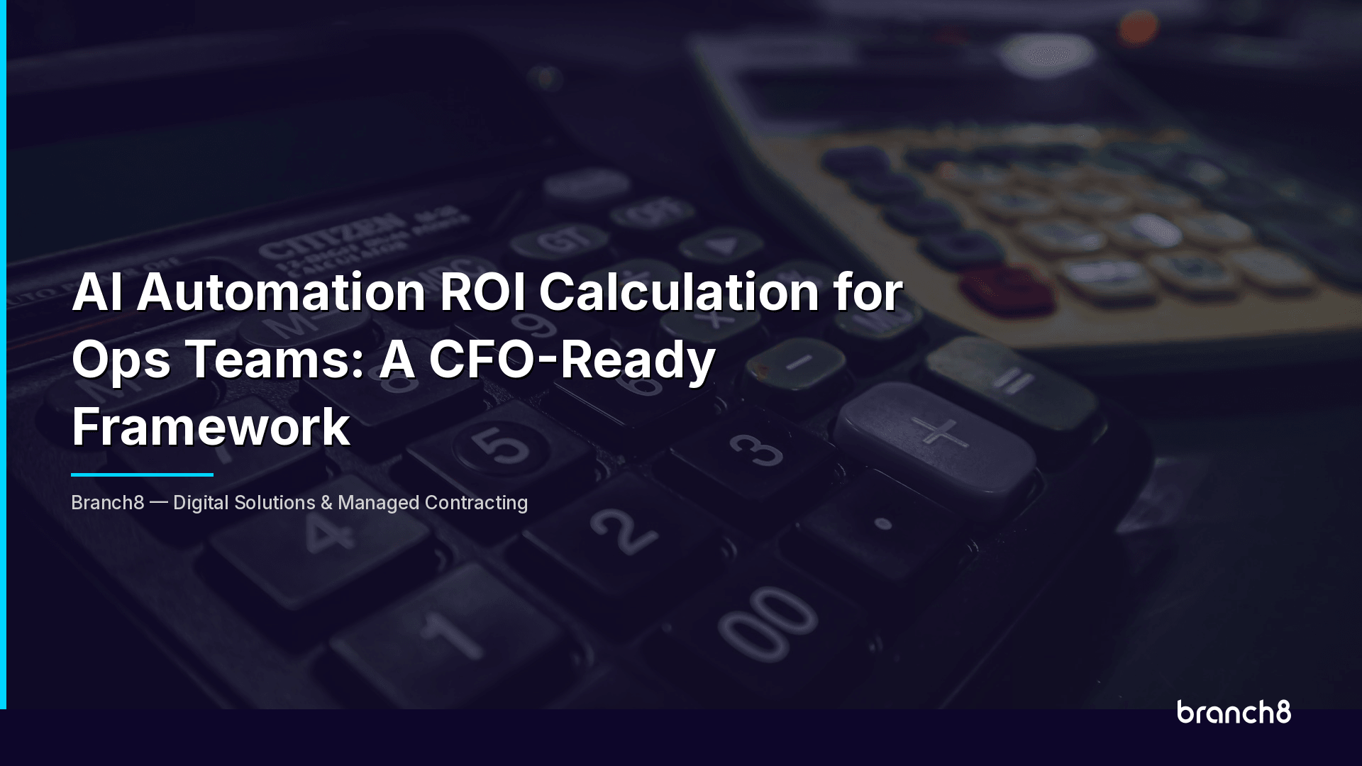 AI Automation ROI Calculation for Ops Teams: A CFO-Ready Framework - Hero Image
