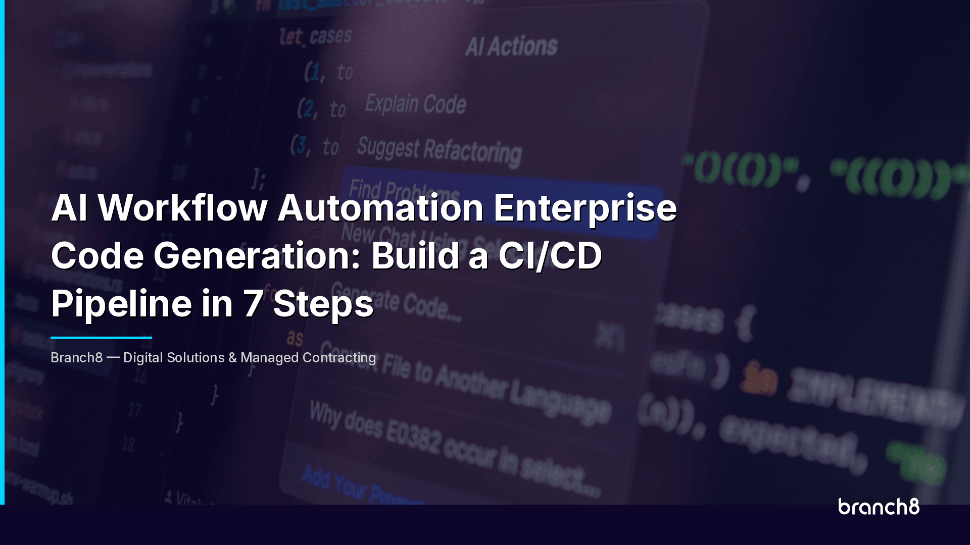 AI Workflow Automation Enterprise Code Generation: Build a CI/CD Pipeline in 7 Steps - Hero Image