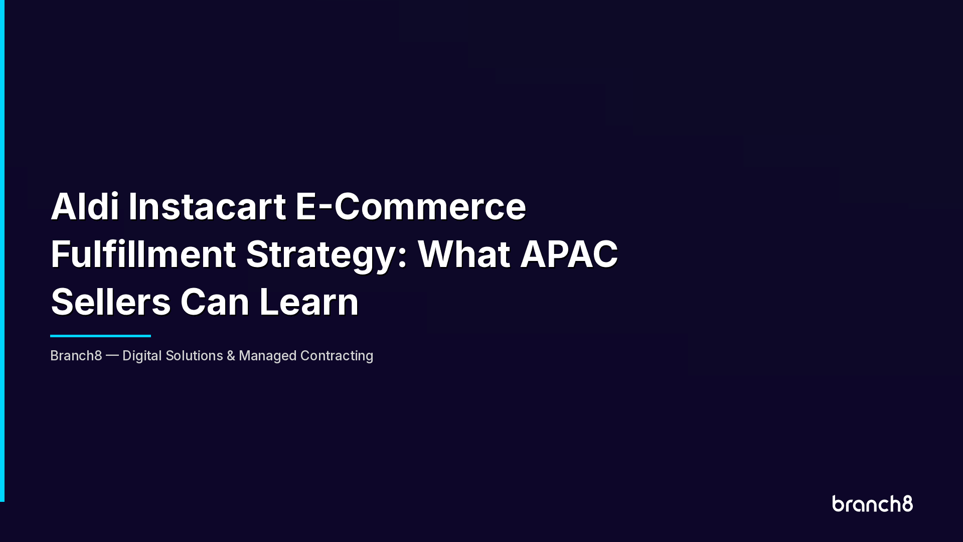 Aldi Instacart E-Commerce Fulfillment Strategy: What APAC Sellers Can Learn - Hero Image