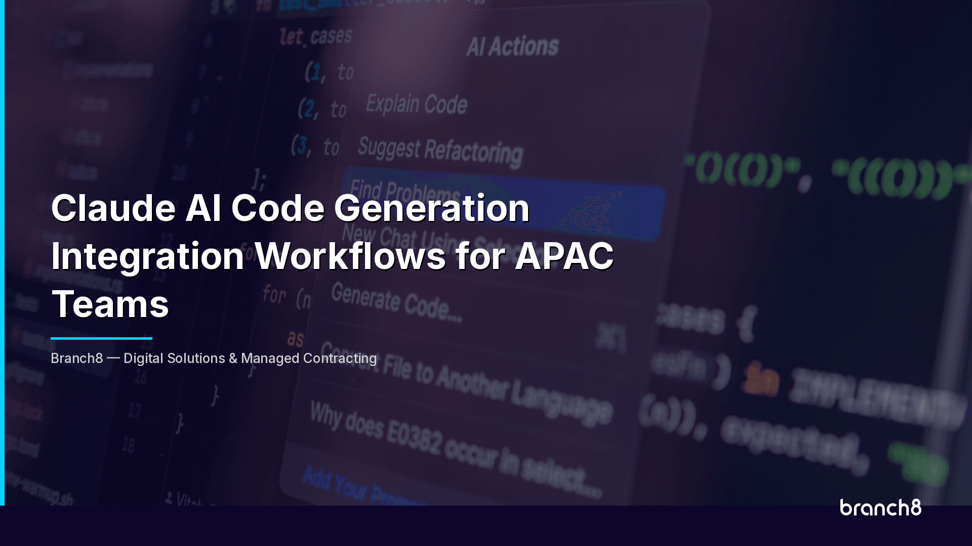 Claude AI Code Generation Integration Workflows for APAC Teams - Hero Image