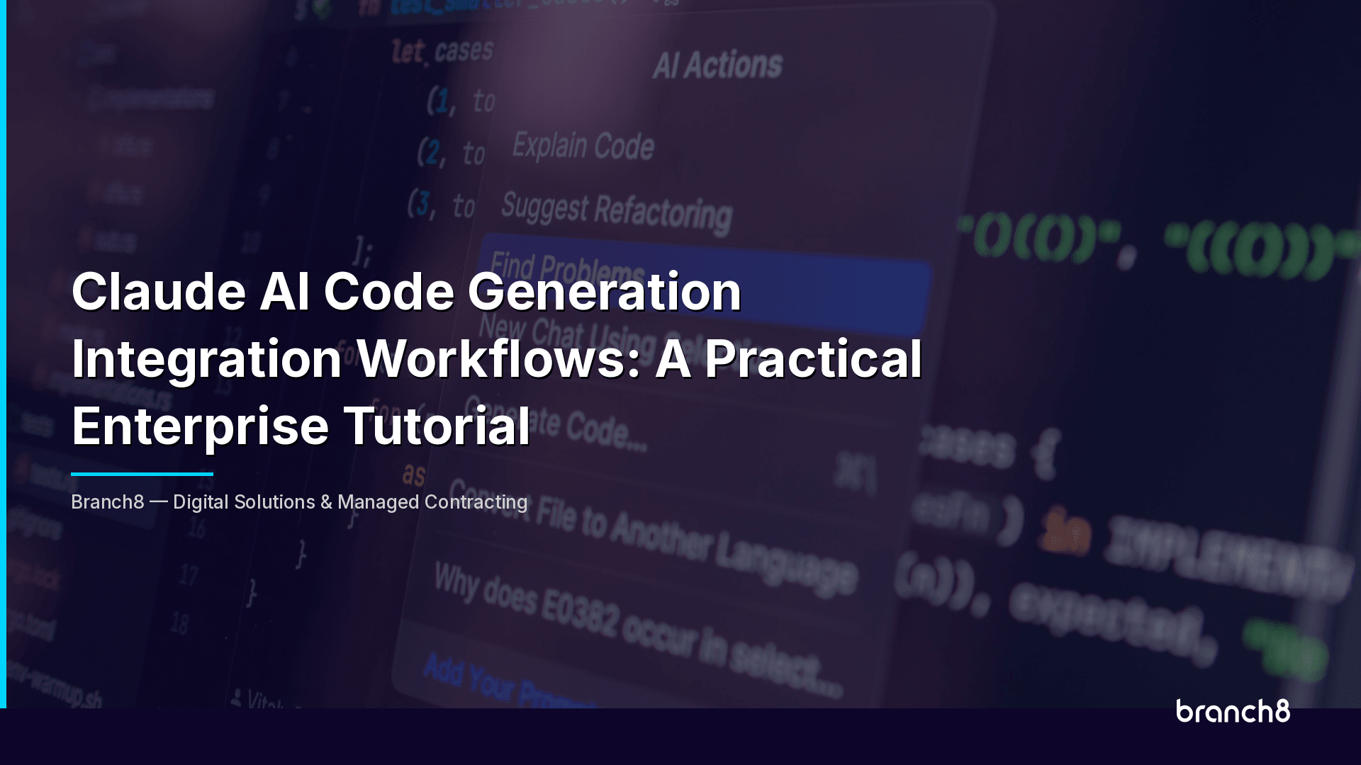 Claude AI Code Generation Integration Workflows: A Practical Enterprise Tutorial - Hero Image