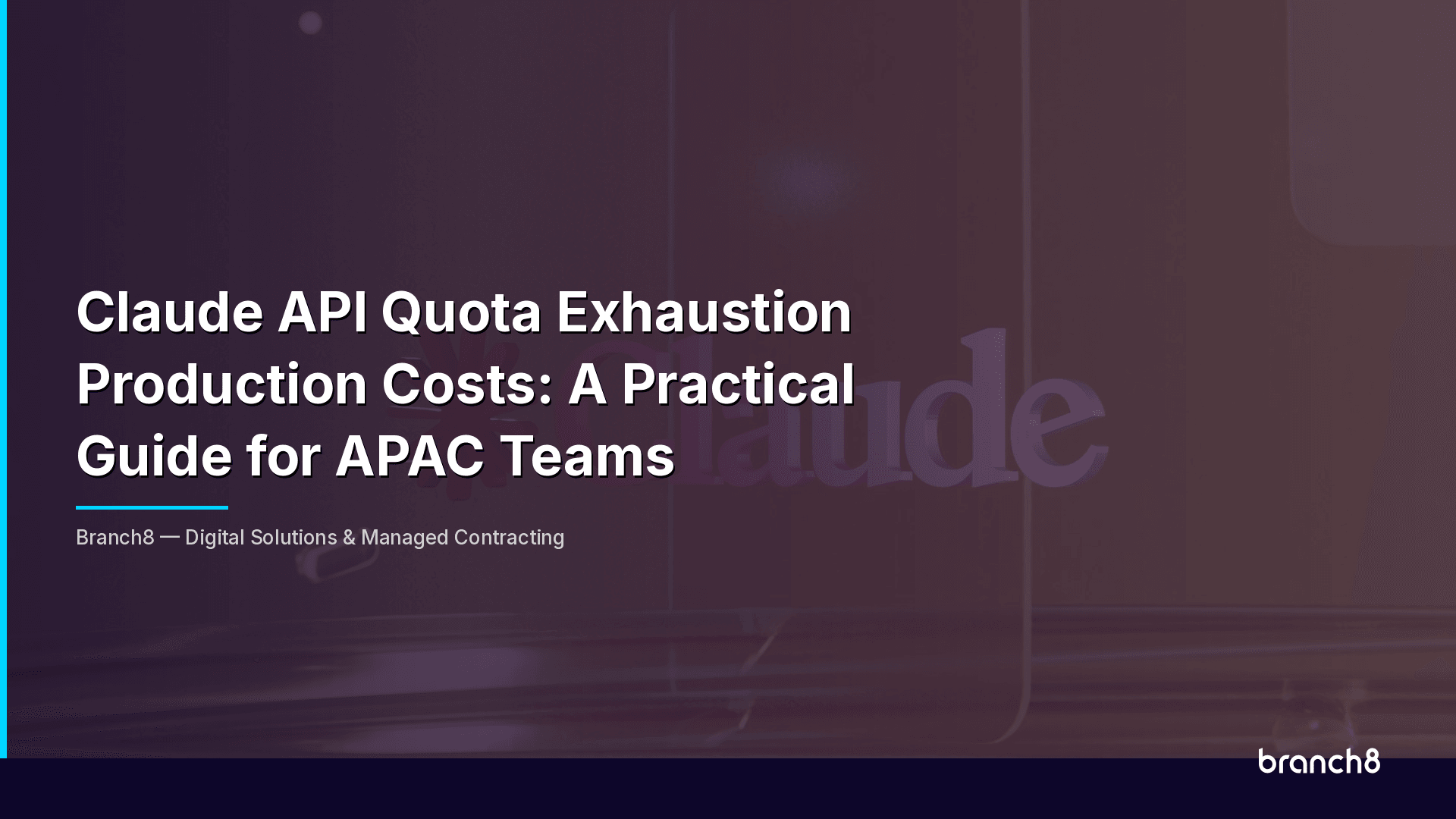 Claude API Quota Exhaustion Production Costs: A Practical Guide for APAC Teams - Hero Image