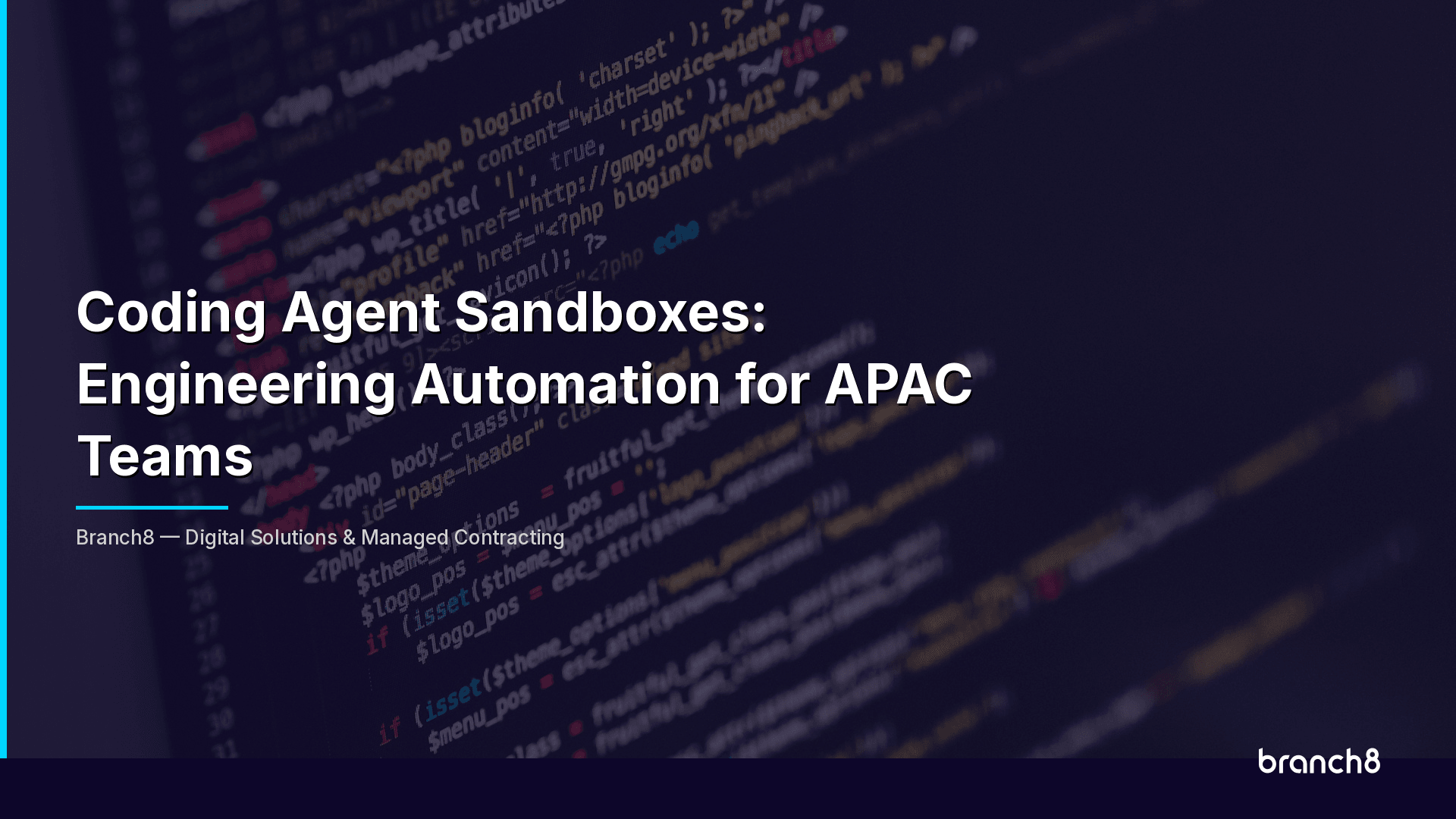 Coding Agent Sandboxes: Engineering Automation for APAC Teams - Hero Image