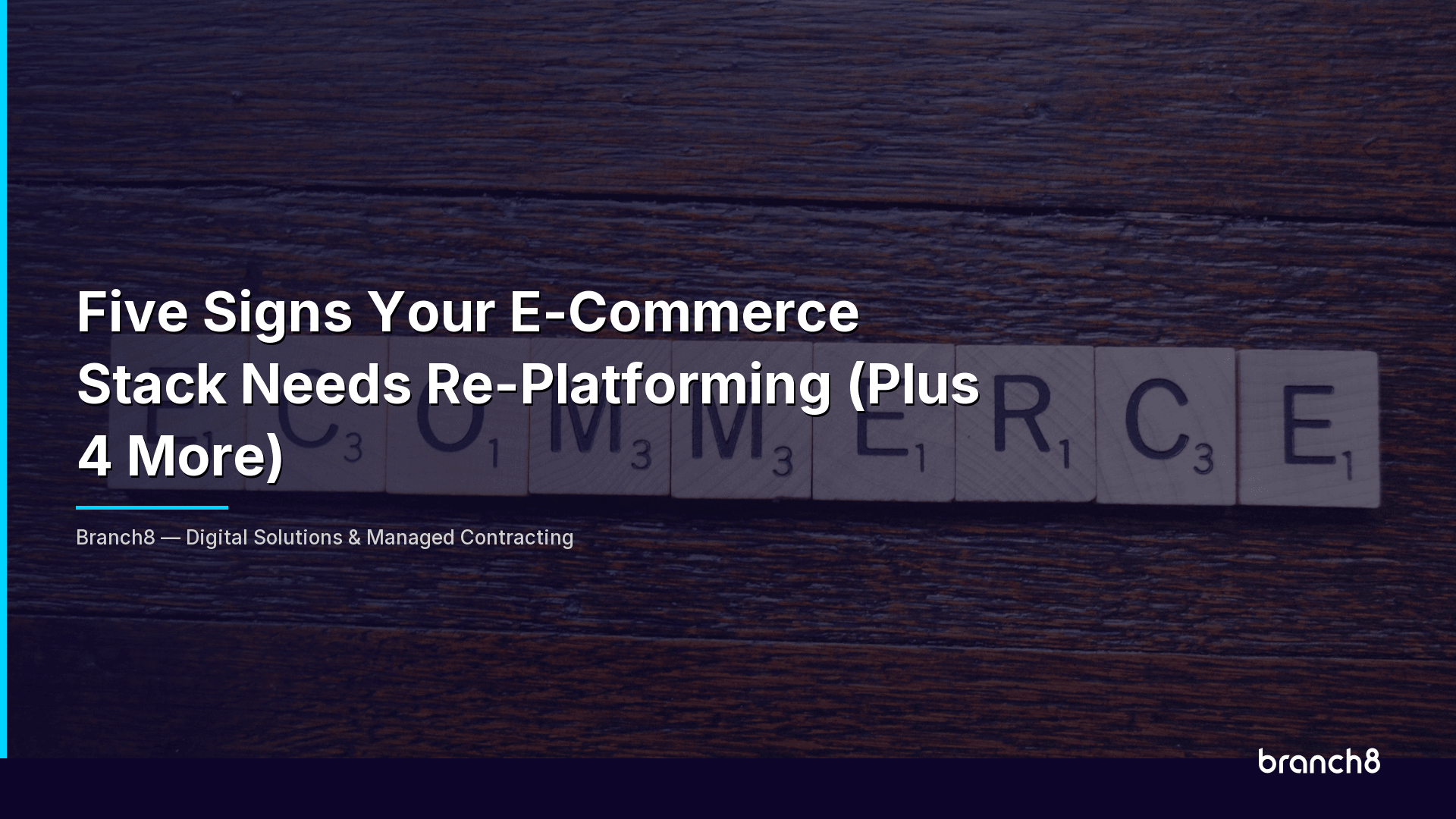 Five Signs Your E-Commerce Stack Needs Re-Platforming (Plus 4 More) - Hero Image