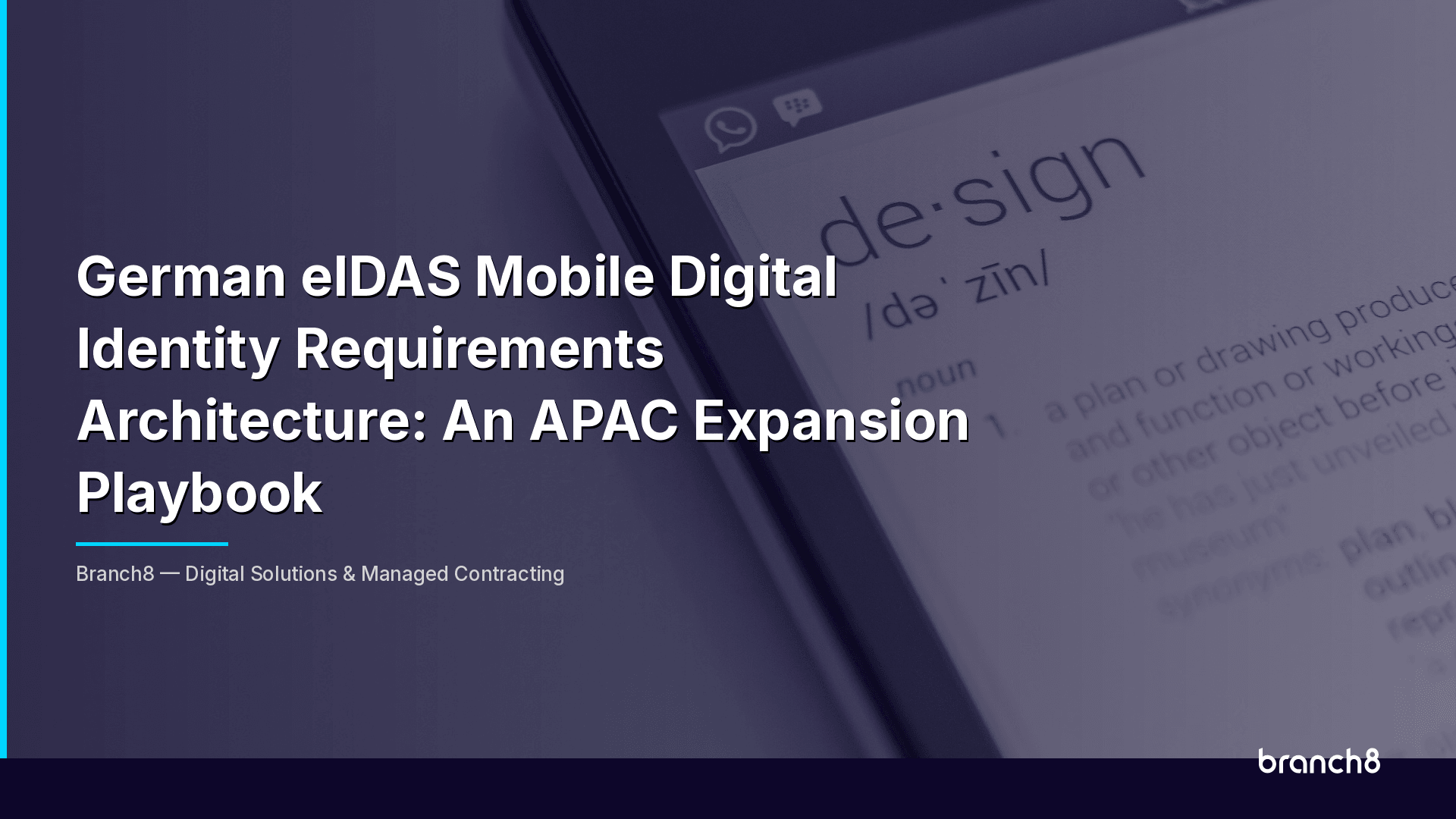 German eIDAS Mobile Digital Identity Requirements Architecture: An APAC Expansion Playbook - Hero Image