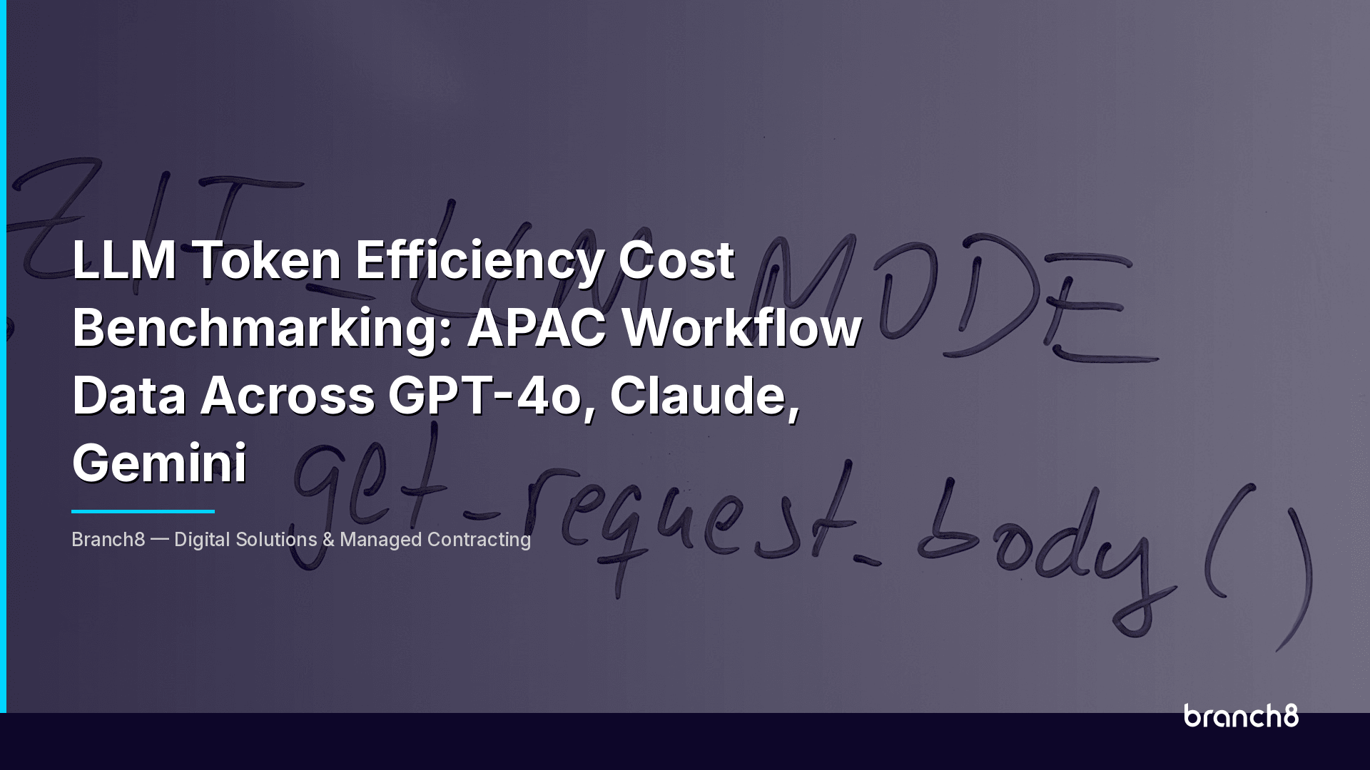 LLM Token Efficiency Cost Benchmarking: APAC Workflow Data Across GPT-4o, Claude, Gemini - Hero Image
