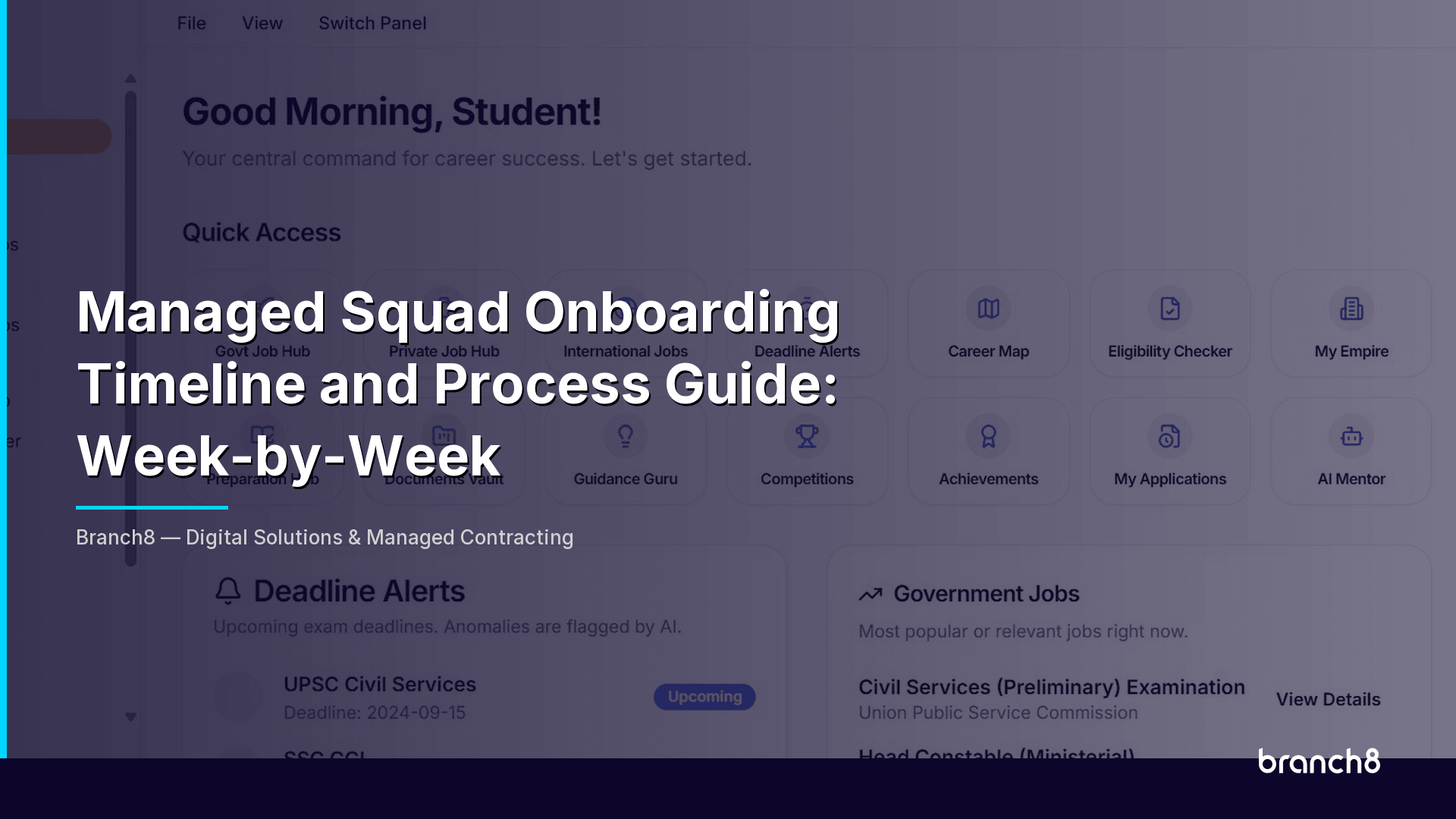 Managed Squad Onboarding Timeline and Process Guide: Week-by-Week - Hero Image