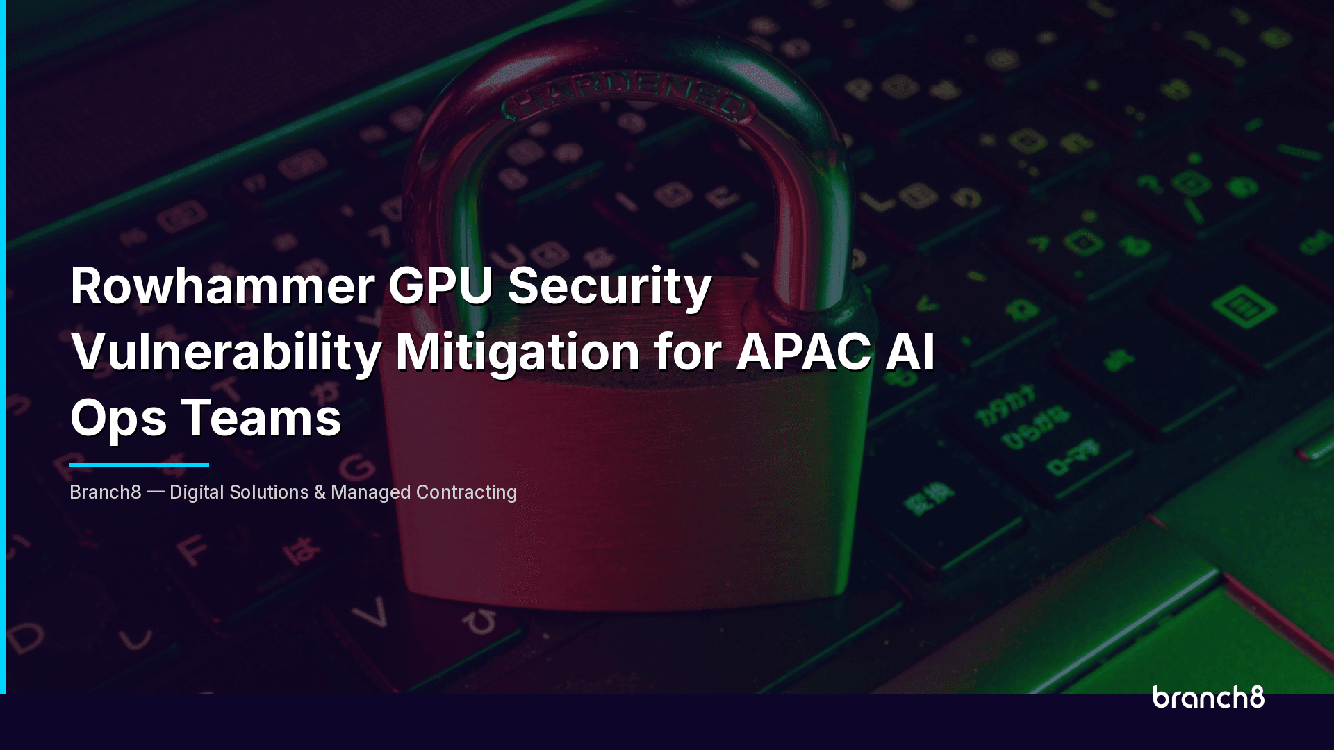 Rowhammer GPU Security Vulnerability Mitigation for APAC AI Ops Teams - Hero Image