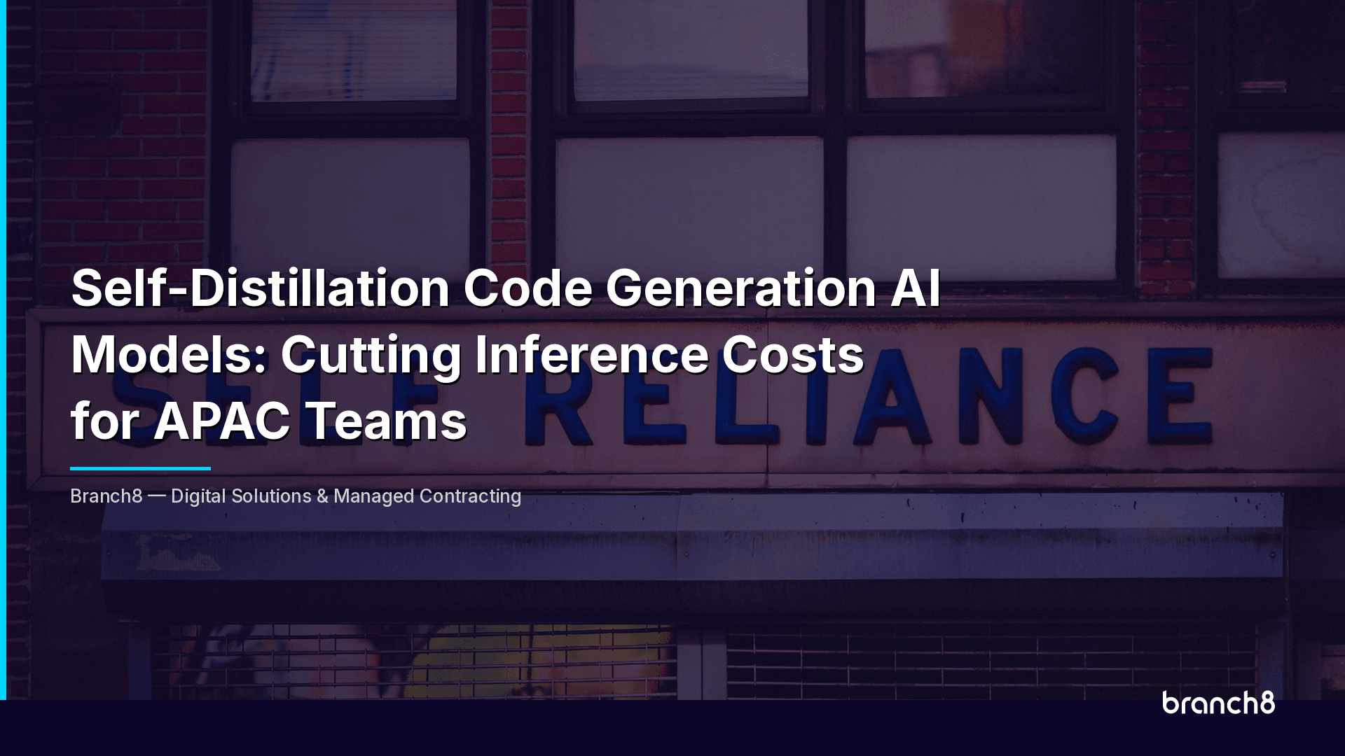 Self-Distillation Code Generation AI Models: Cutting Inference Costs for APAC Teams - Hero Image